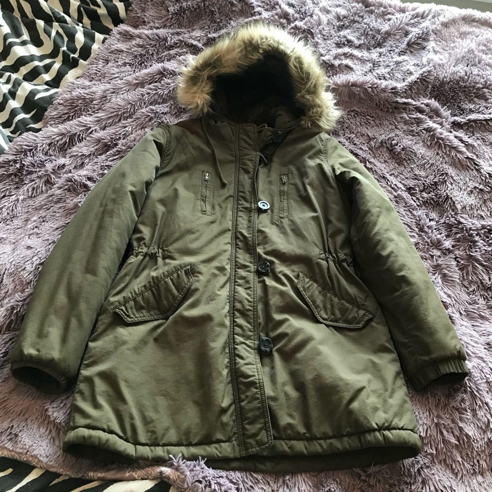 AE Green Parka